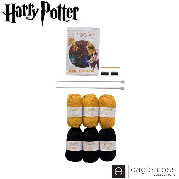 Eaglemoss Harry Potter Hufflepuff Reversible Backpack Knit Kit